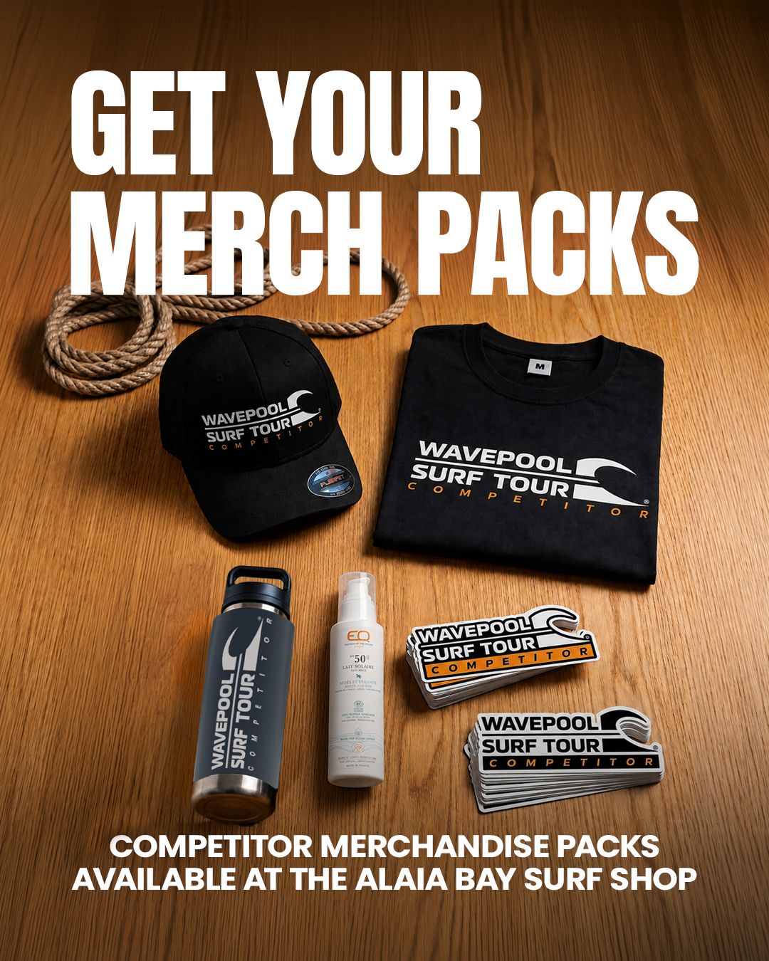 Alaïa Surf Challenge Merch Packs