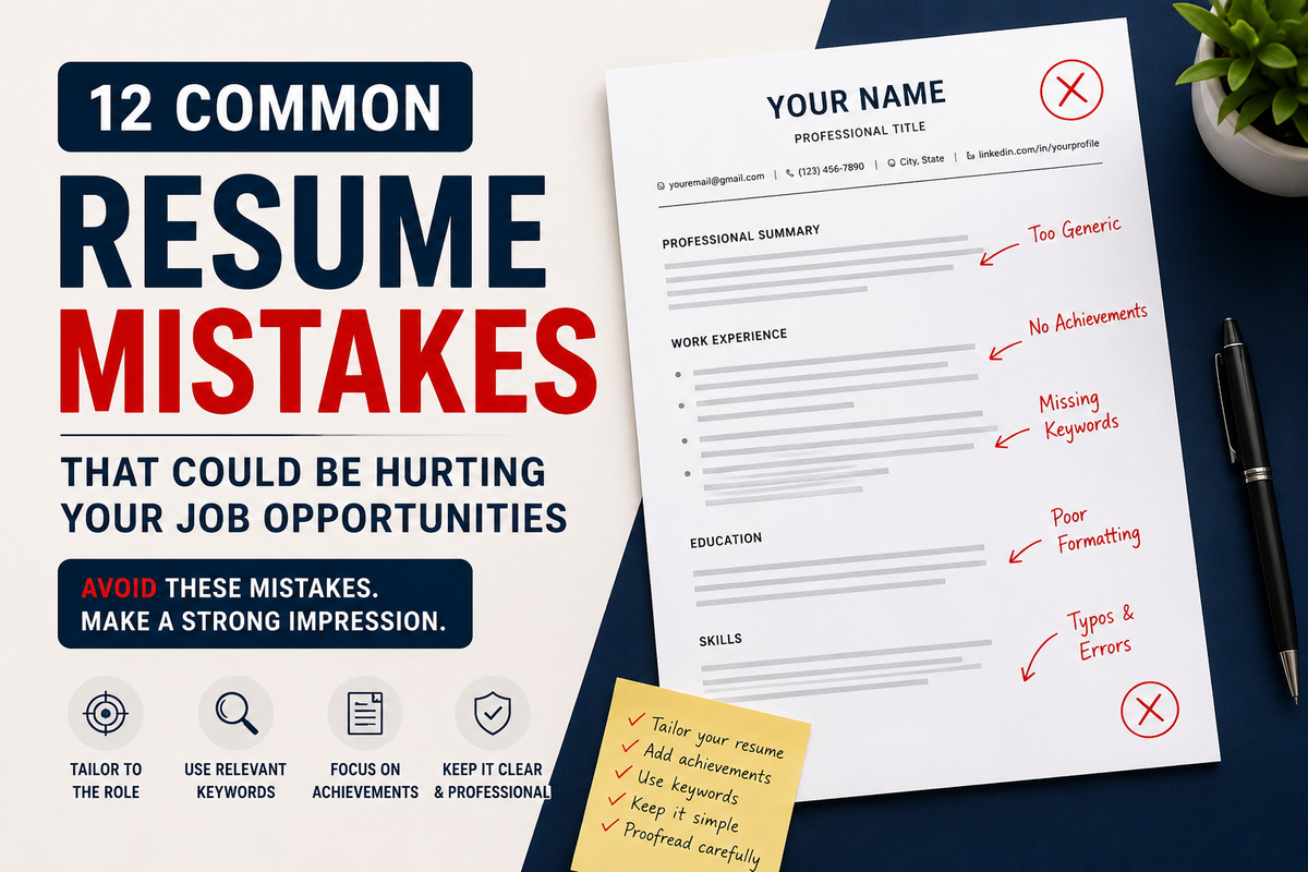 12 Resume Mistakes That Are Costing You Interviews (And How to Fix Them)