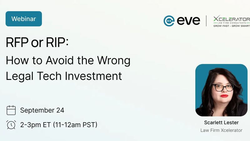 RFP or RIP: How to avoid the Wrong Legal Tech Investment