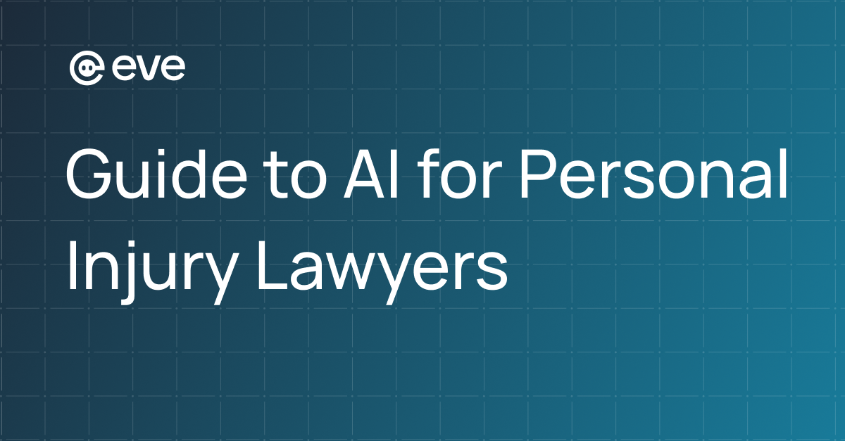 Guide to AI for Personal Injury Lawyers