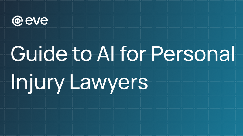 Guide to AI for Personal Injury Lawyers