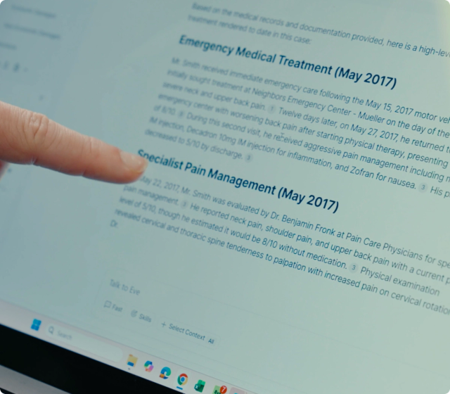 photo of hand on laptop