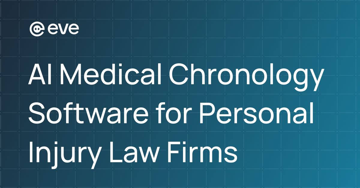 AI Medical Chronology Software for Personal Injury Law Firms