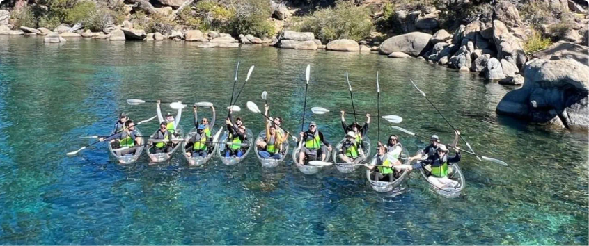 eve team kayaking