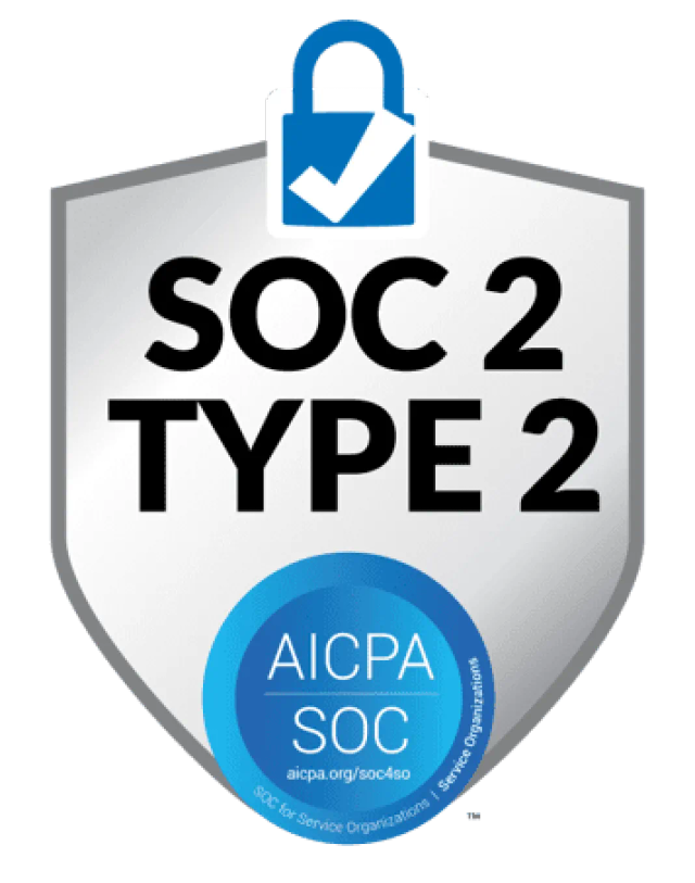 AICPA SOC 2 Type 2 certification badge