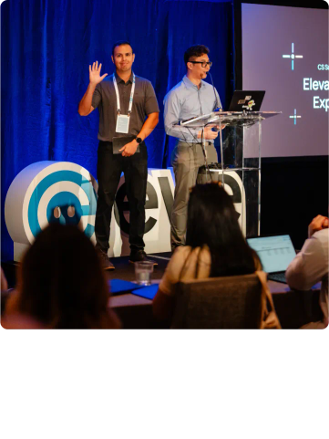 Eve team presenting
