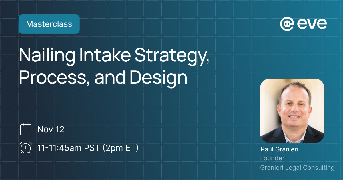 Intake strategy masterclass with Paul Granieri