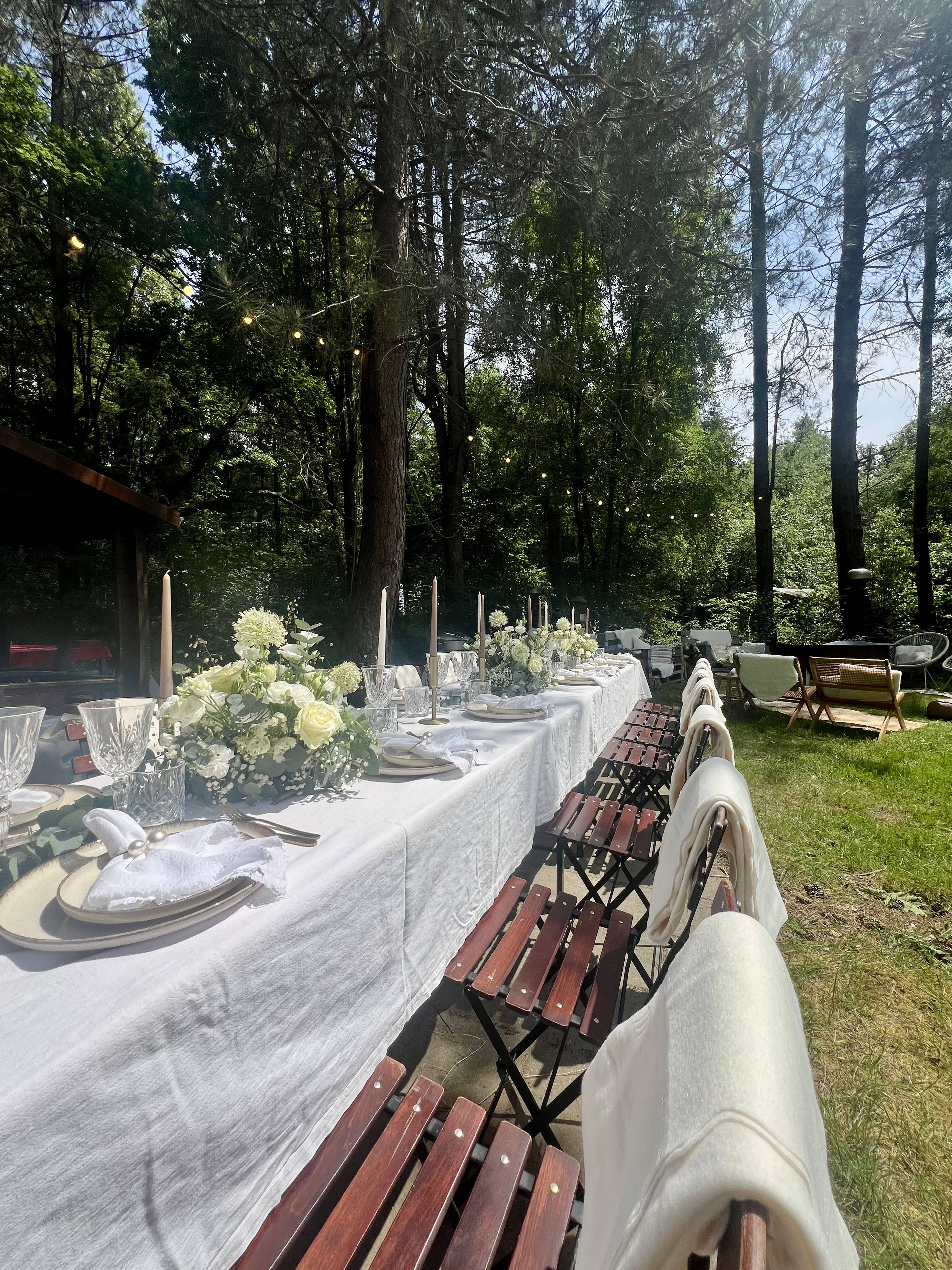 Bachelorette in the woods