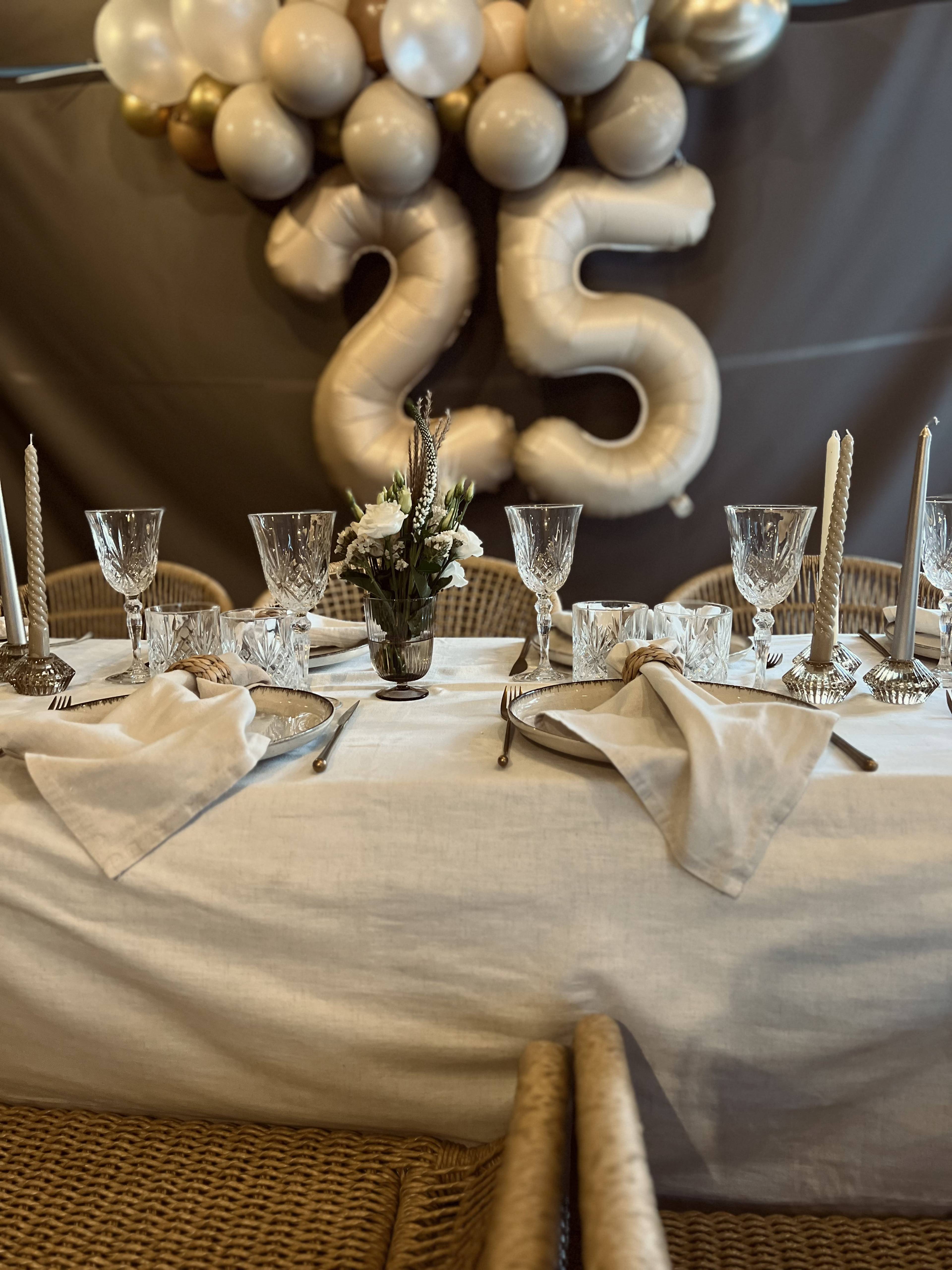Champagne Tones — 25th birthday