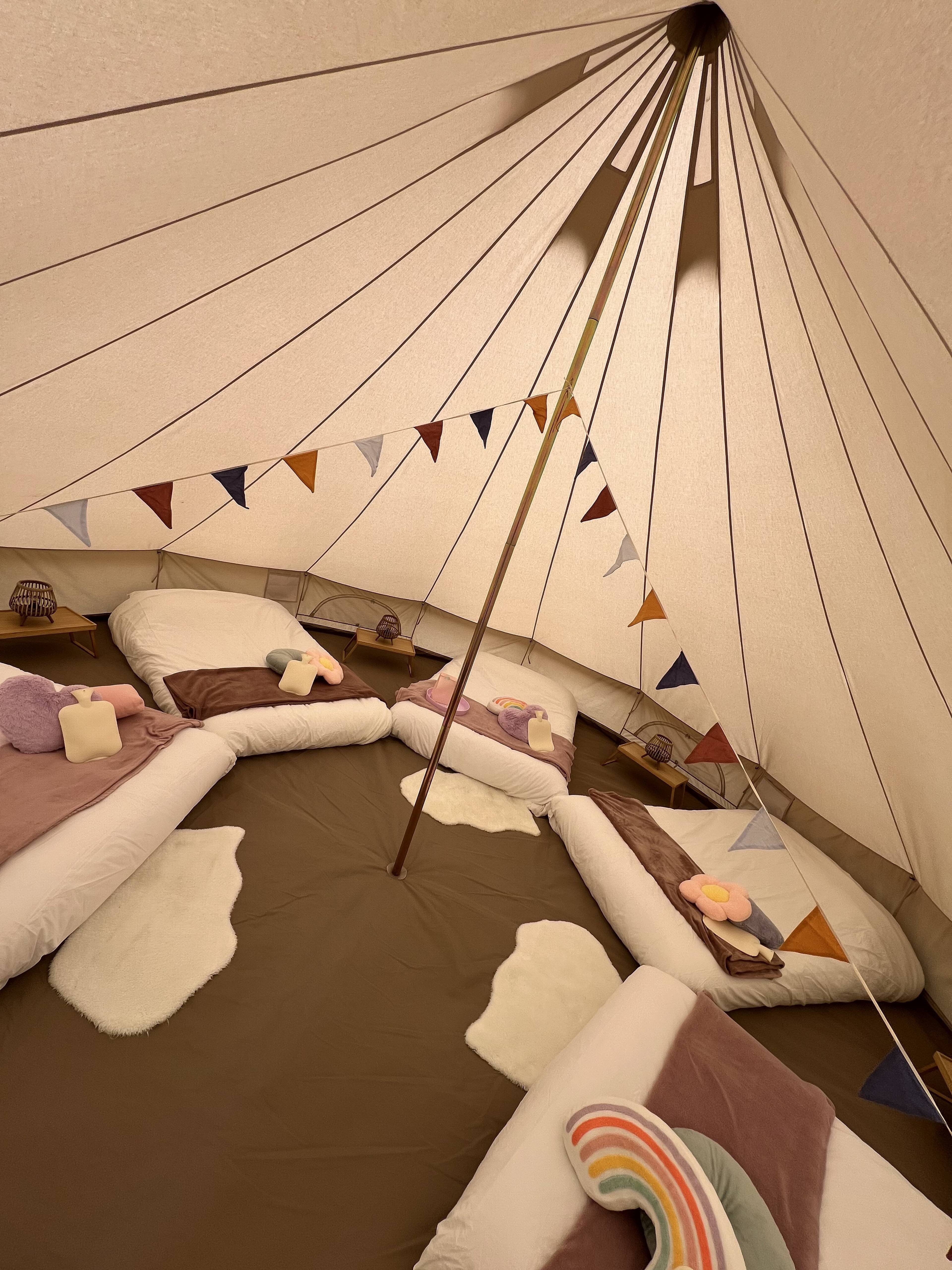 Glamping kids — kids birthday