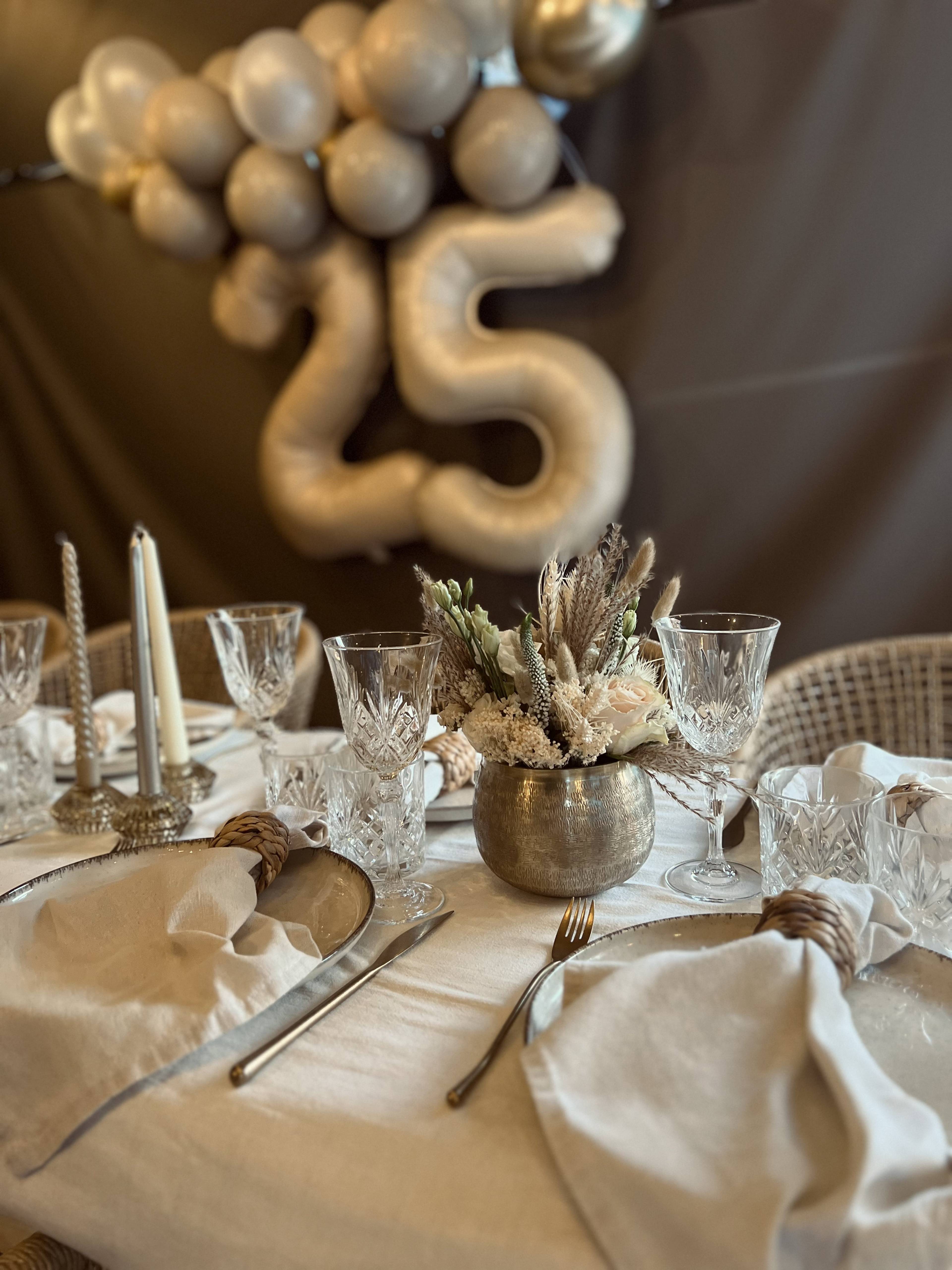Champagne Tones — 25th birthday
