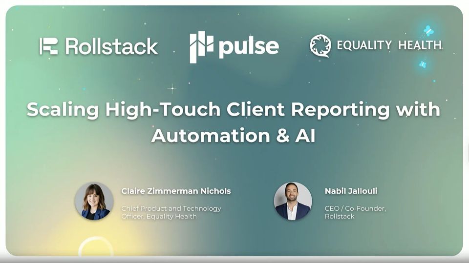 Scaling high-touch client reporting with automation and AI, Gainsight Pulse 2026