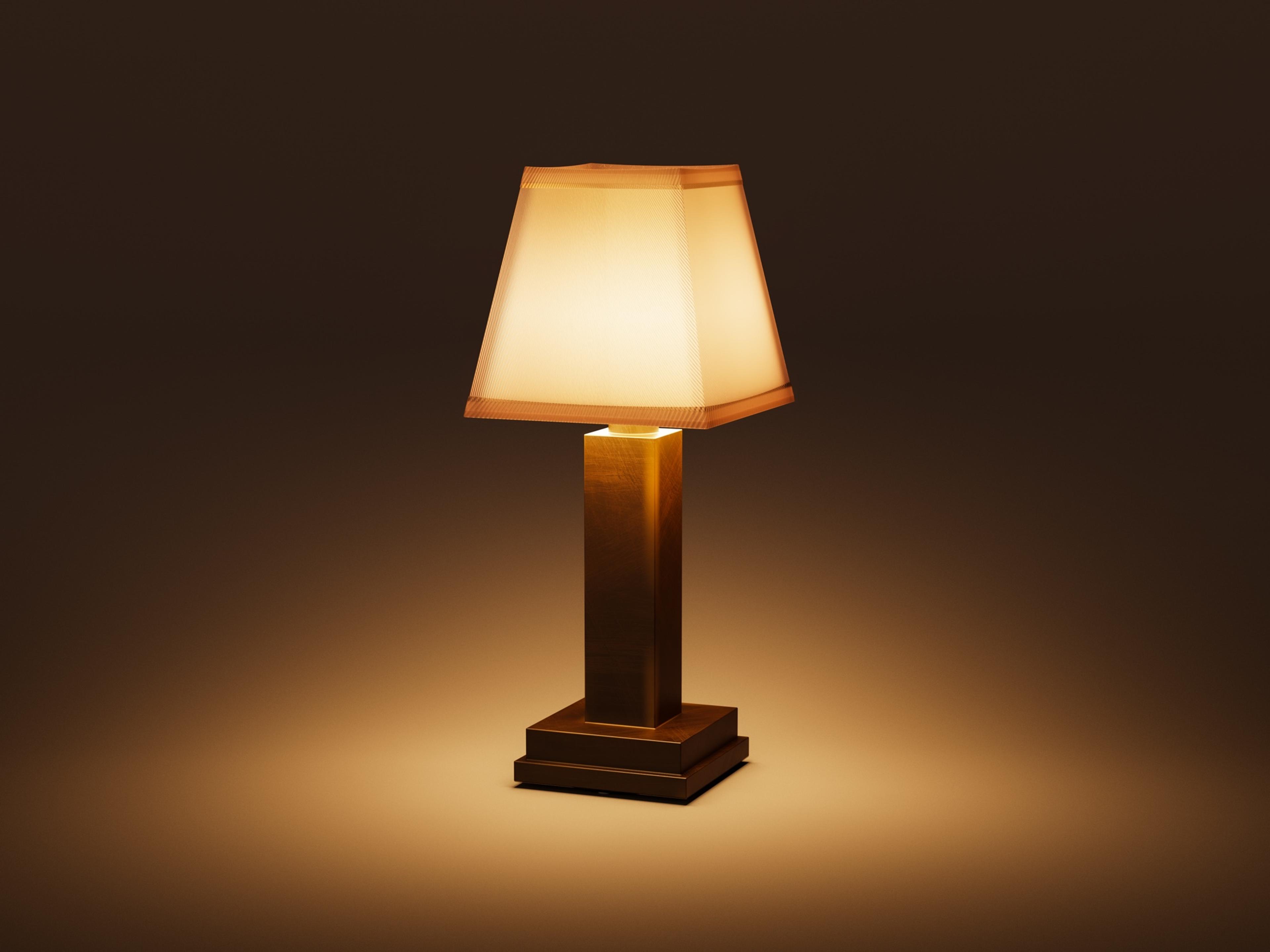 Albert — Polished Brass / Cotton / Warm White (2600K)