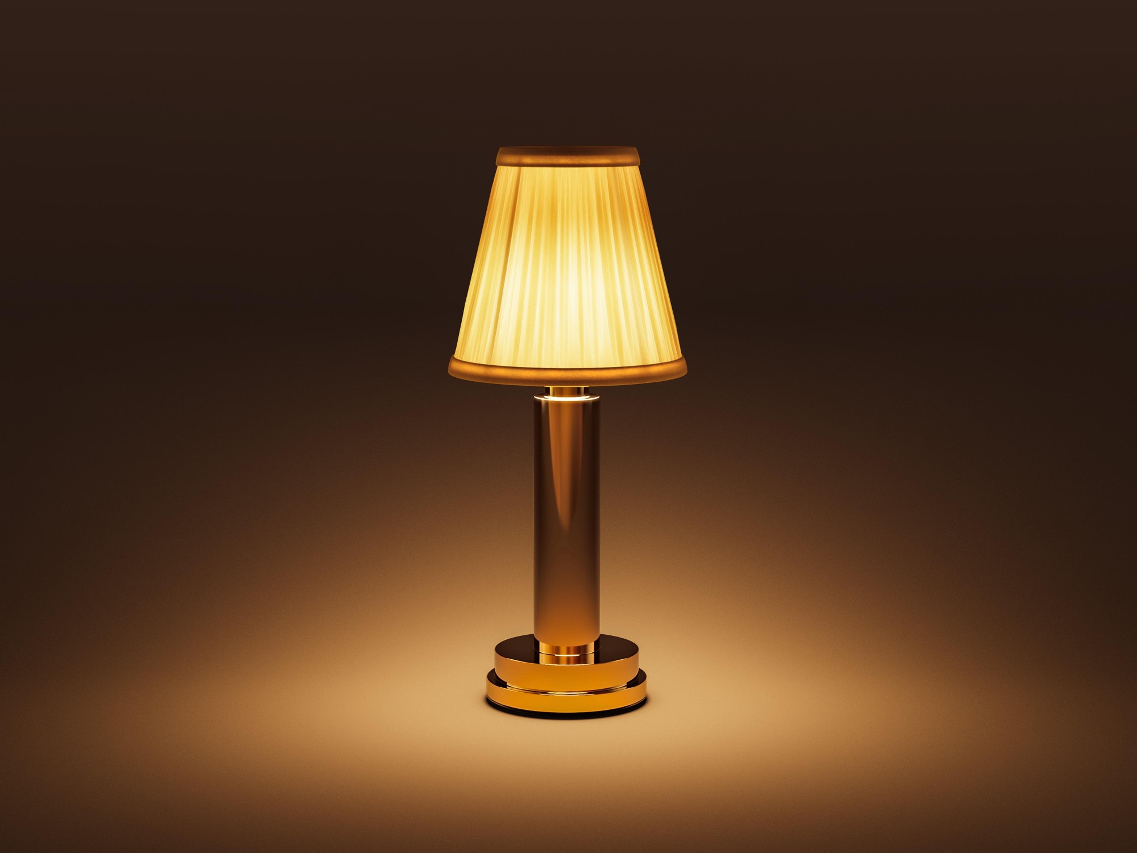 Victoria — Polished Brass / Cotton / Warm White (2600K)