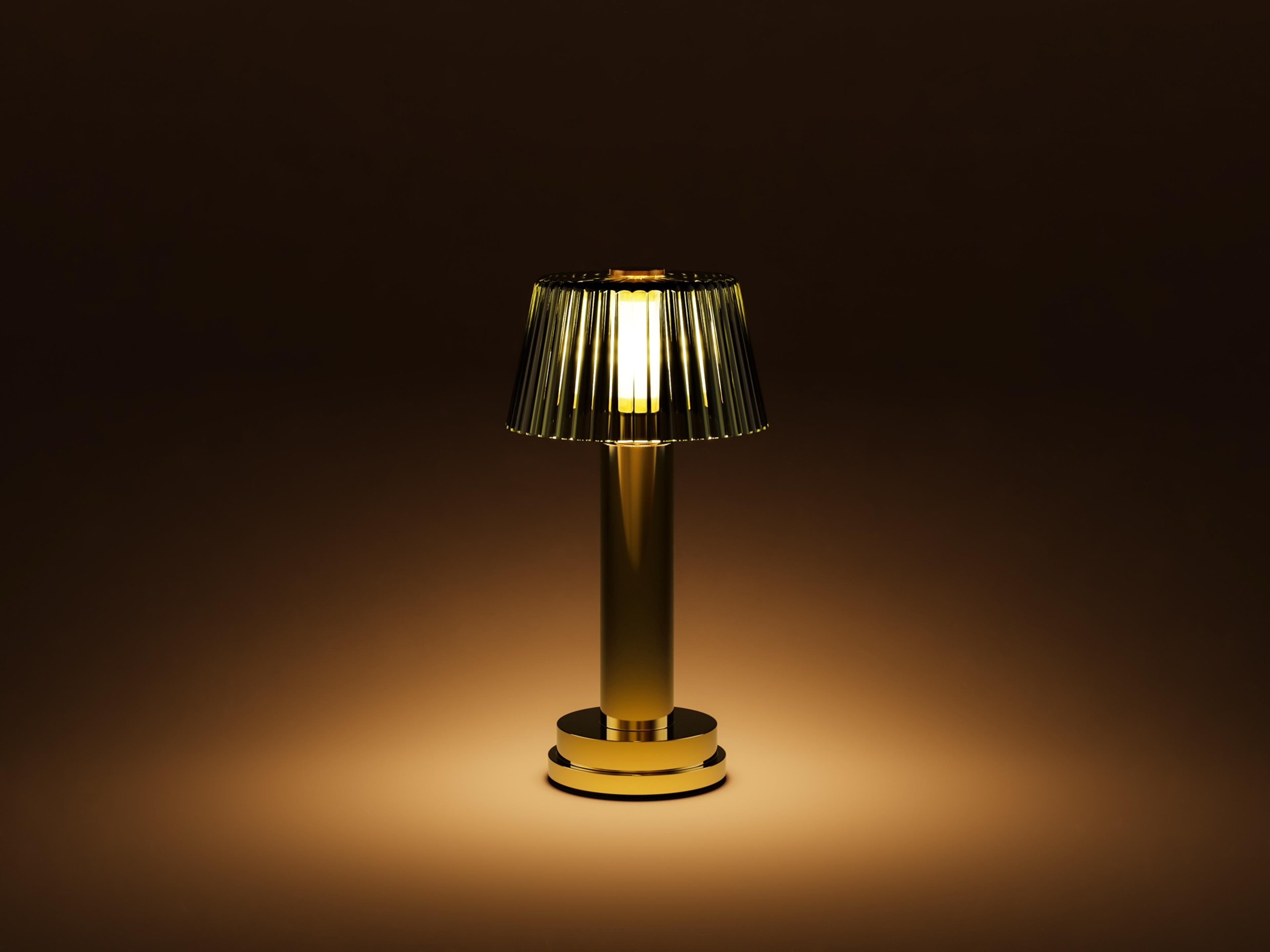 Victoria — Polished Brass / Cotton / Warm White (2600K)