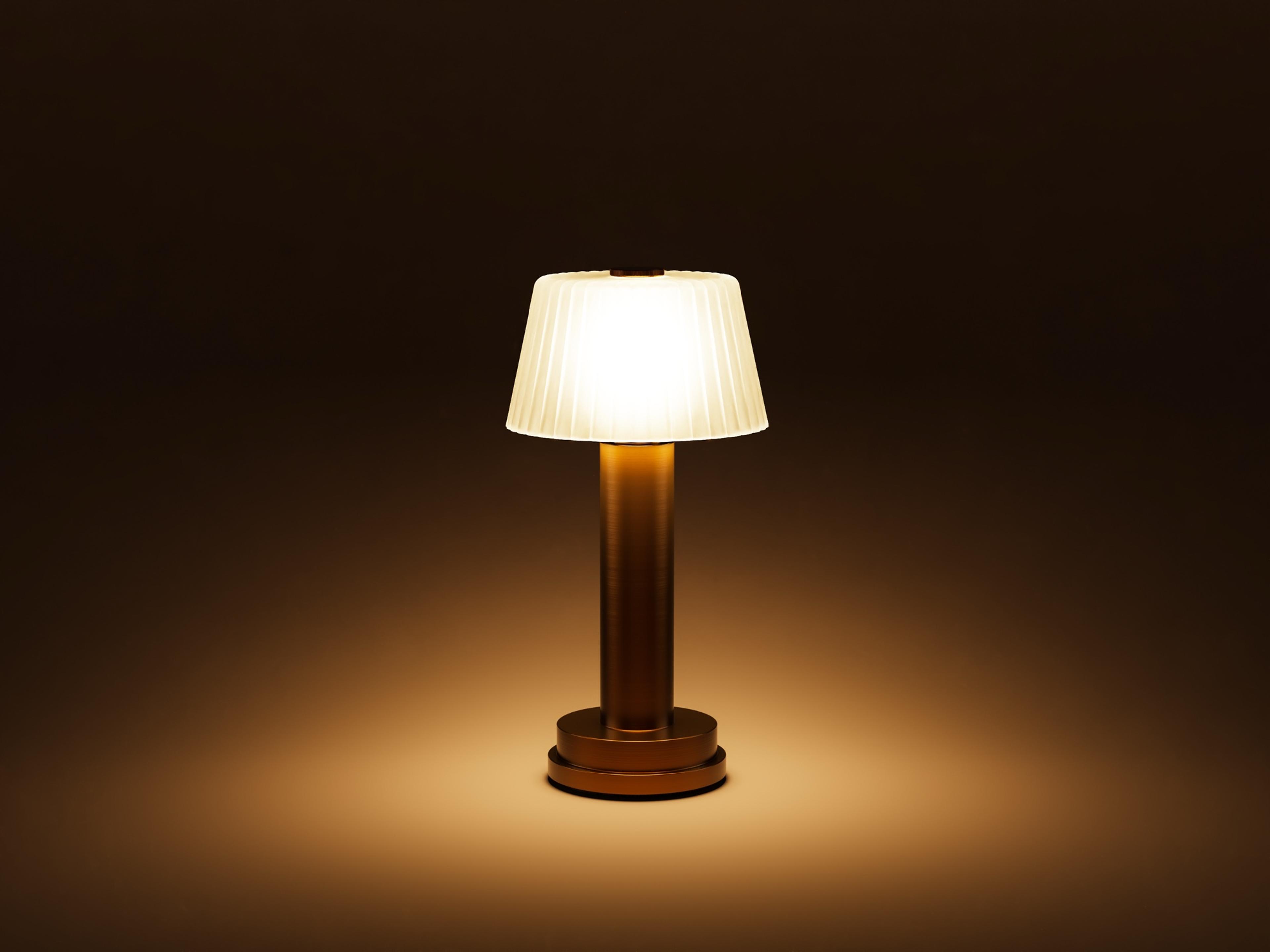 Victoria — Polished Brass / Cotton / Warm White (2600K)