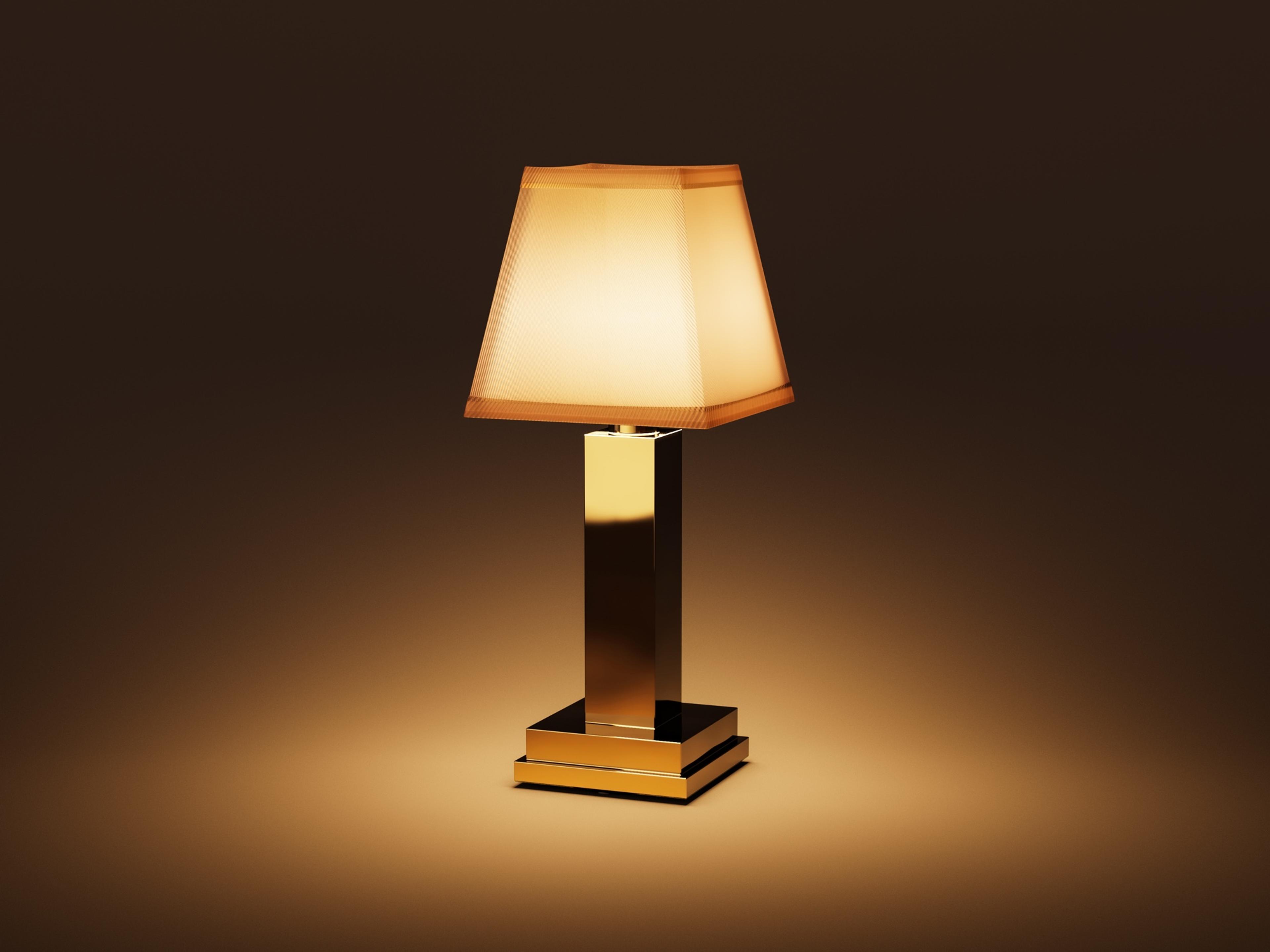 Albert — Polished Brass / Cotton / Warm White (2600K)