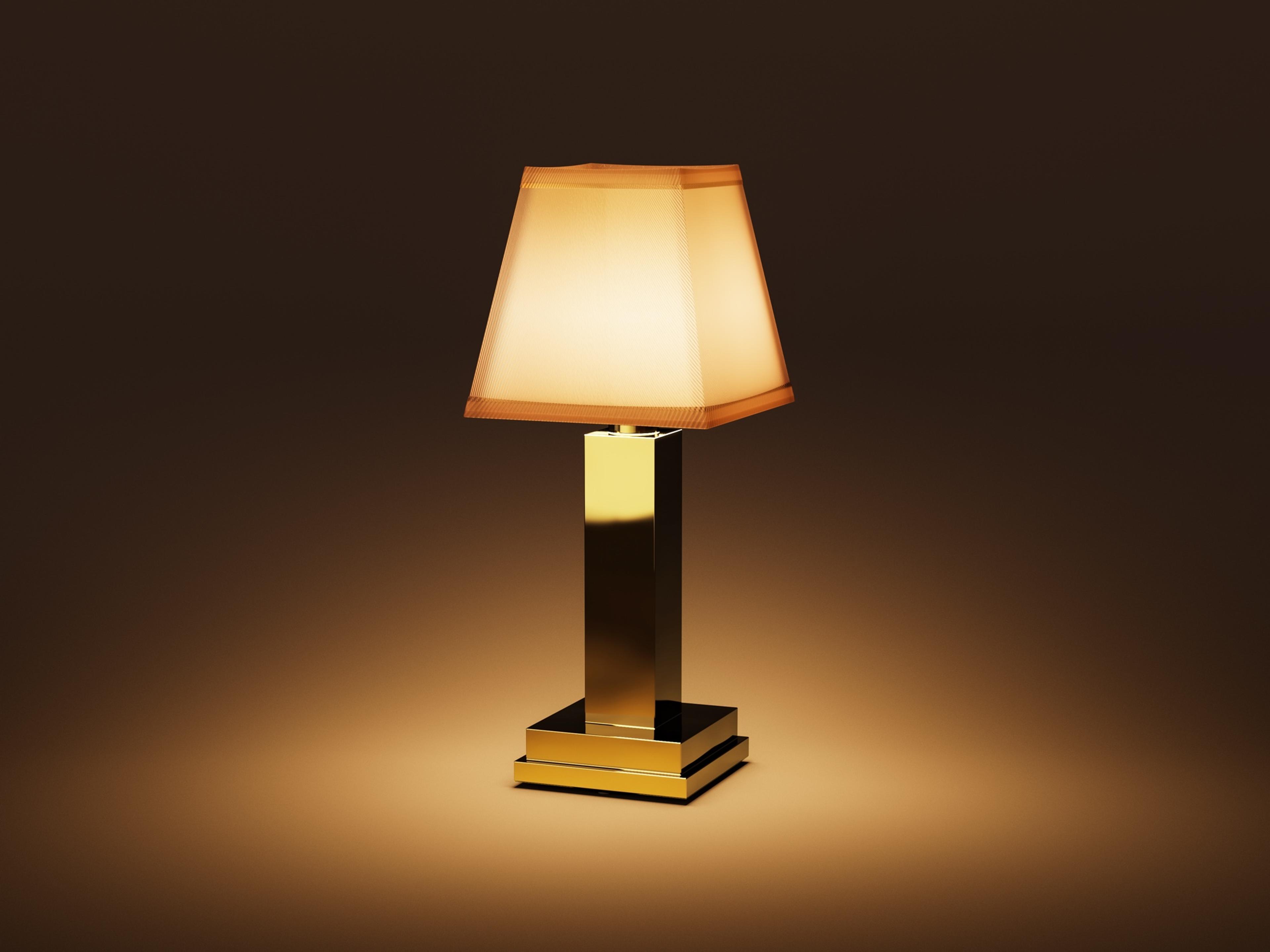 Albert — Polished Brass / Cotton / Warm White (2600K)