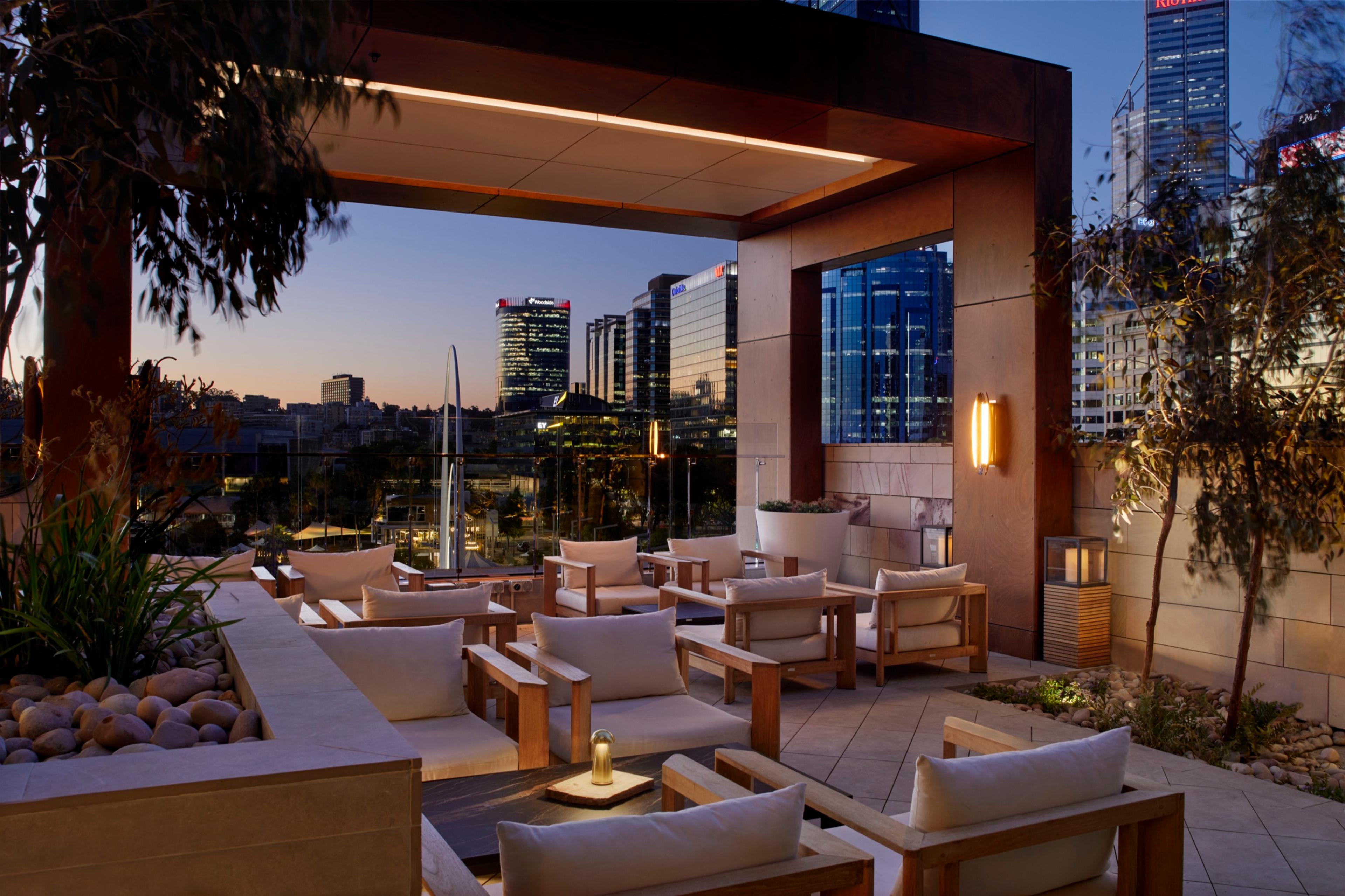 NEOZ Owl — Songbird Terrace, The Ritz-Carlton, Perth