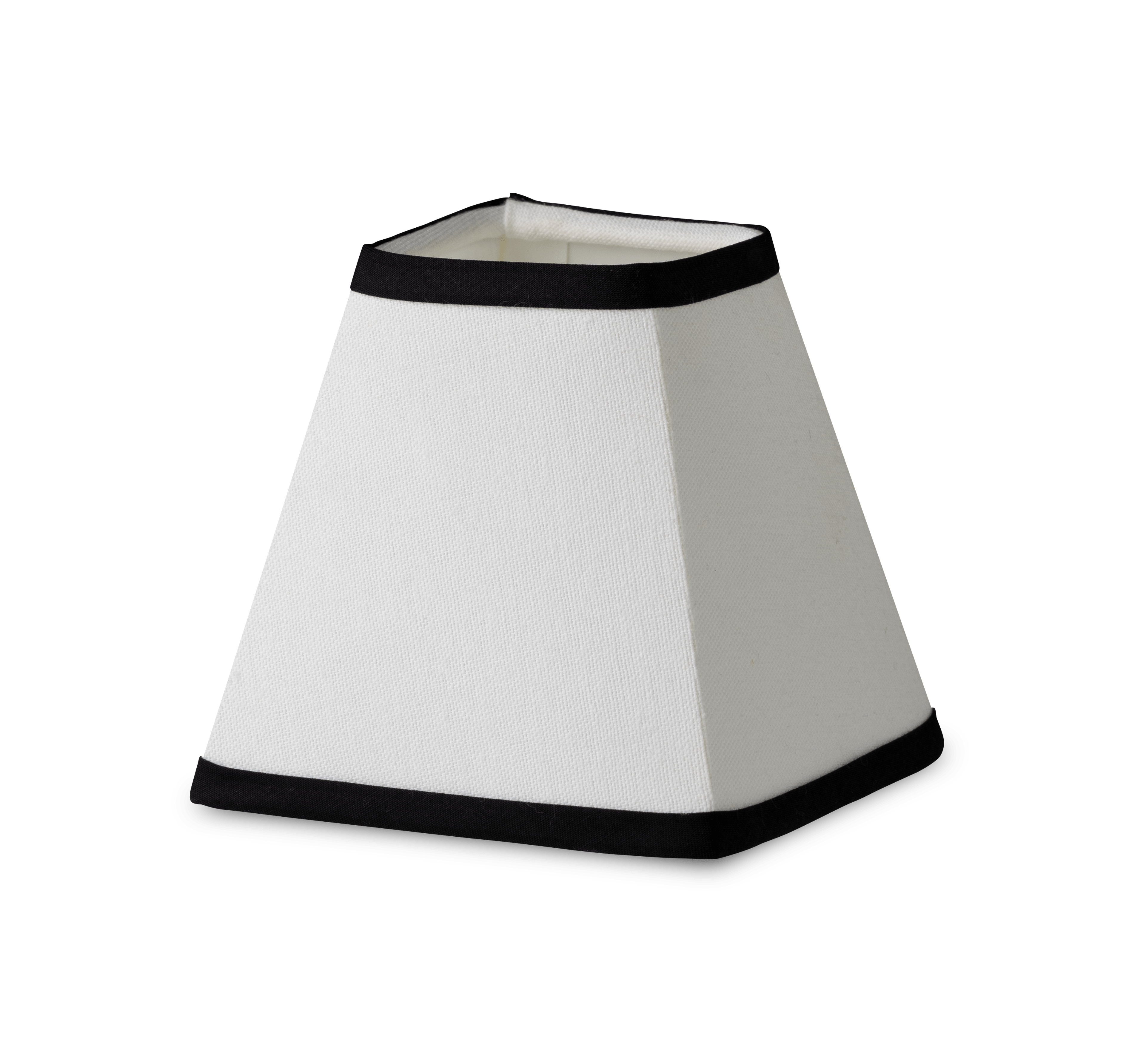 Albert Cream Cotton Lamp Shade with Custom Trim