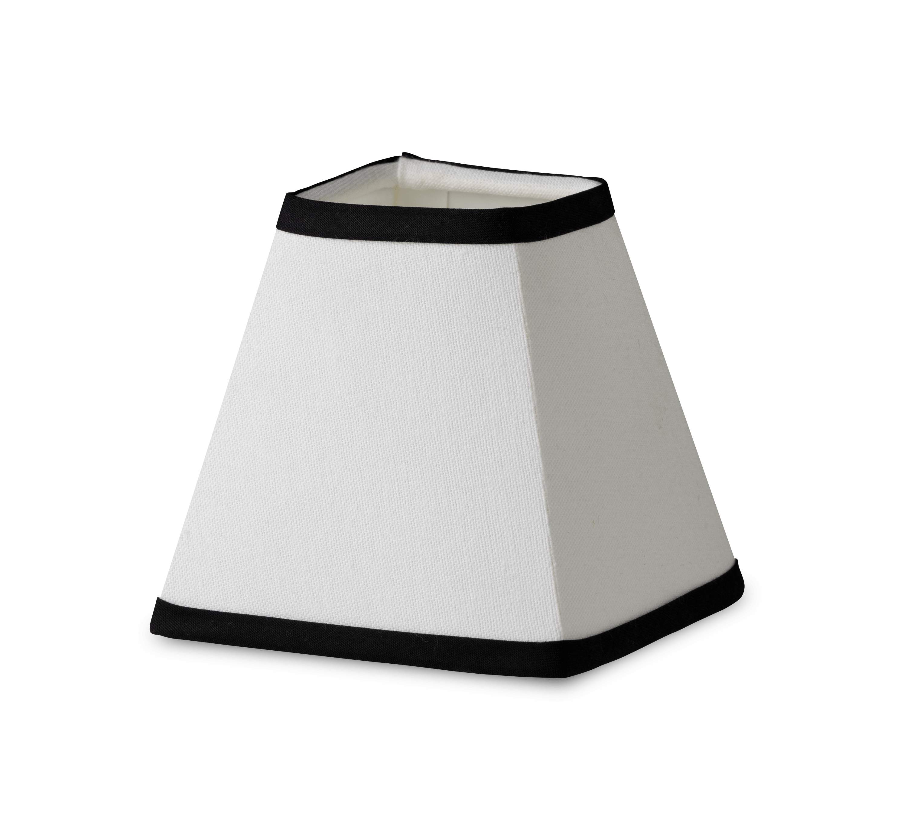 Albert Cream Cotton Lamp Shade with Custom Trim