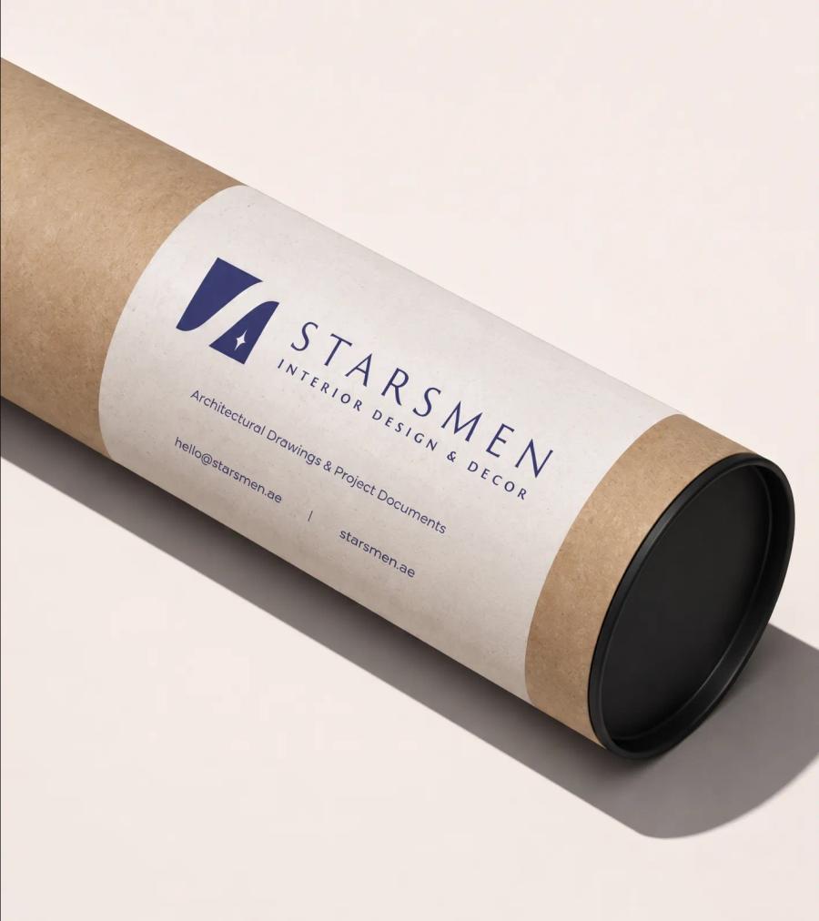 Starsmen — identity and print for an interior design studio