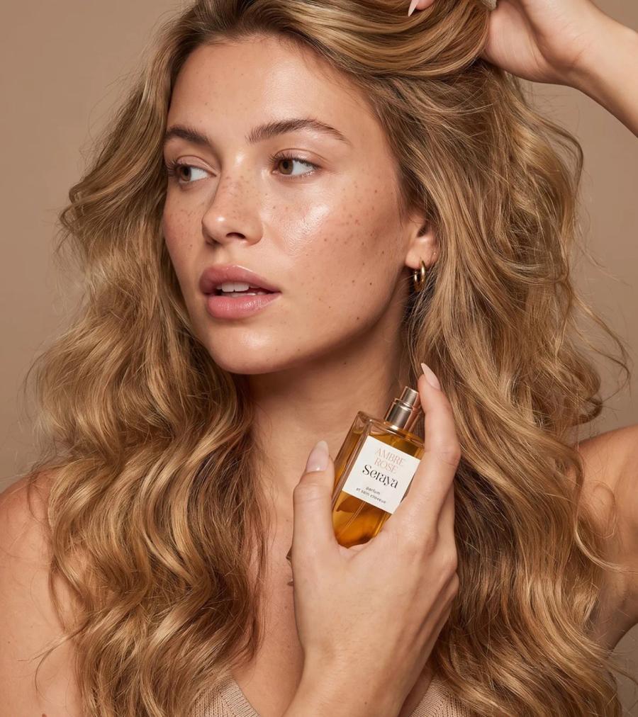 Seraya — identity and packaging for fragrance and hair care