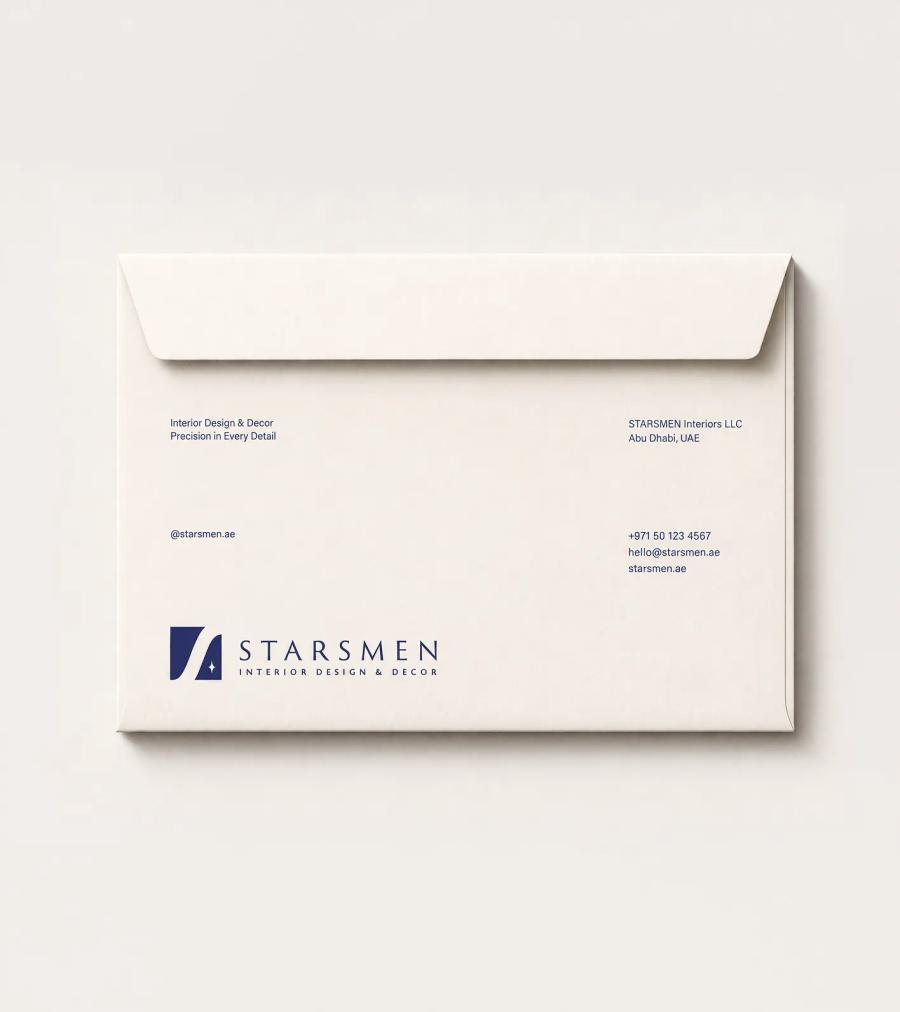 Starsmen — identity and print for an interior design studio