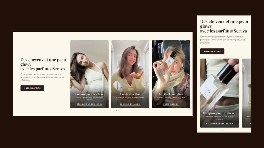 Seraya — a custom Shopify storefront for a house of fragrance and hair care