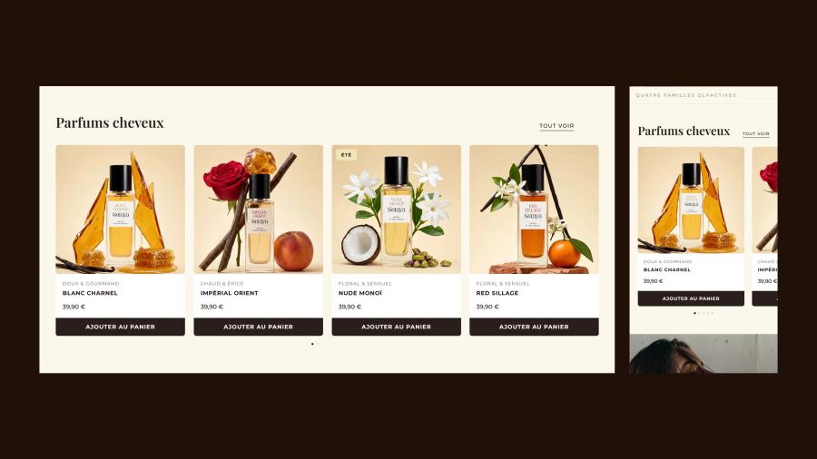 Seraya — a custom Shopify storefront for a house of fragrance and hair care