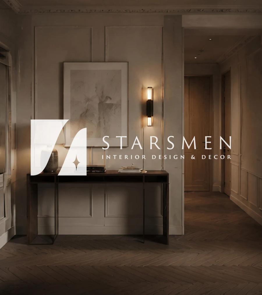 Starsmen — identity and print for an interior design studio