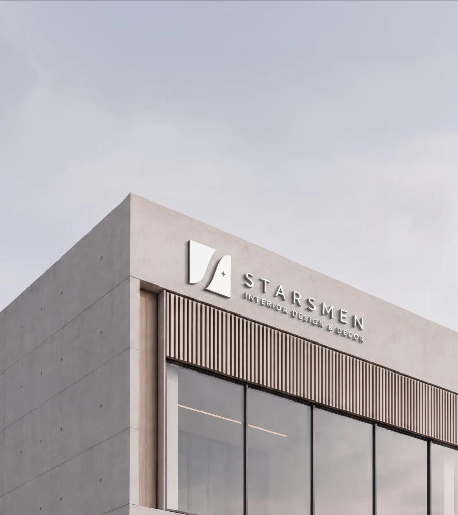 Starsmen — identity and print for an interior design studio