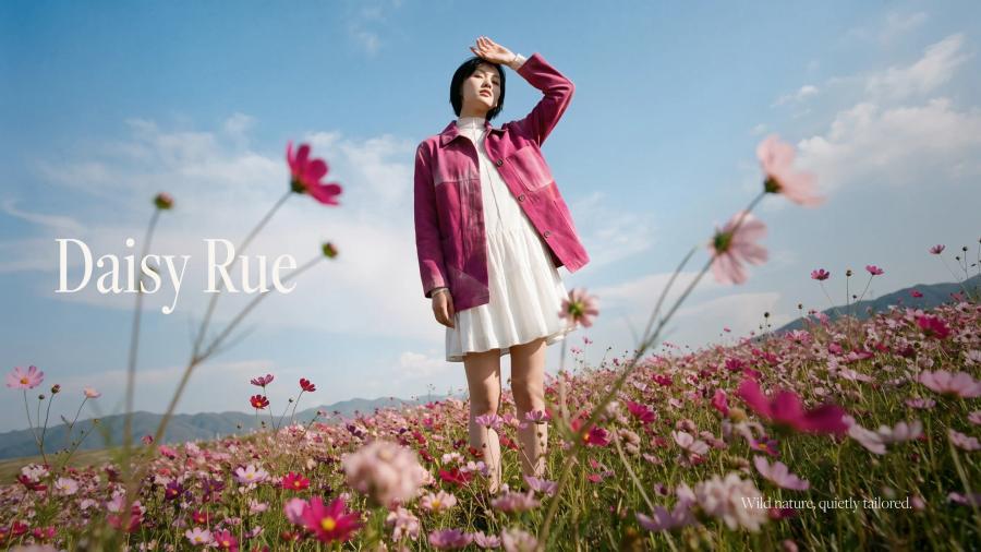 Daisy Rue — naming, identity and storefront for a womenswear label