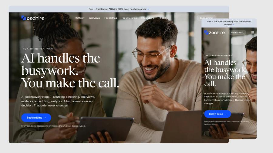 ZeaHire — identity and product surface for a hiring platform
