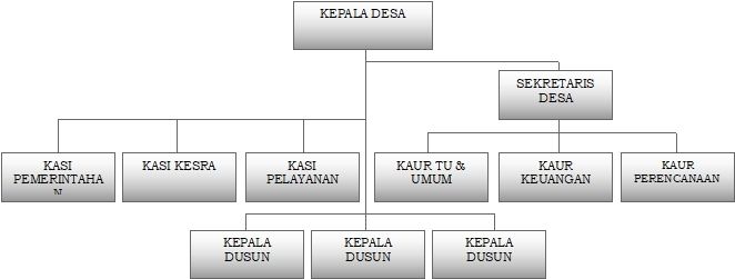 Bagan Struktur Organisasi Desa Badak Mekar