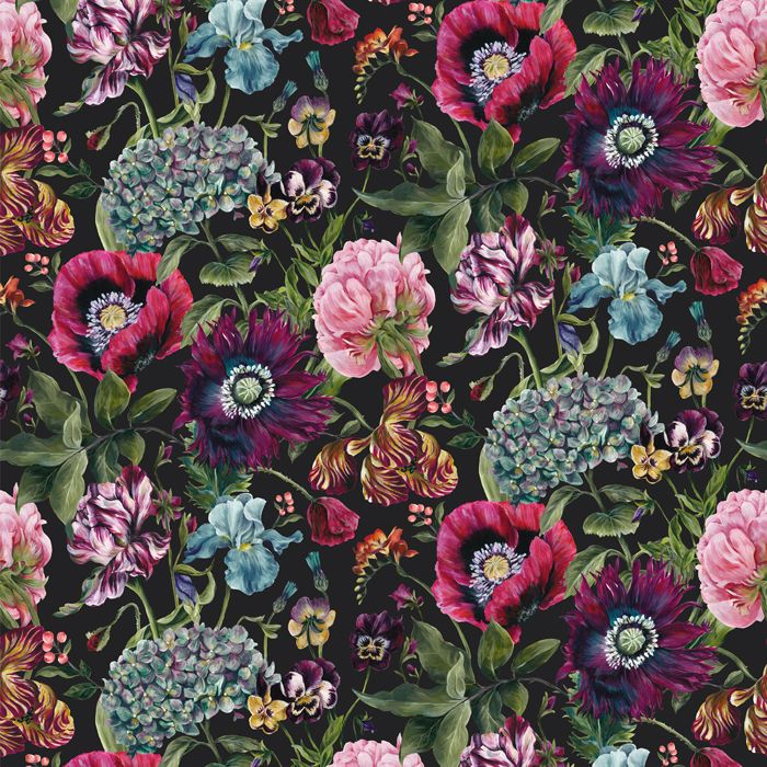 Titania Passion Fruit Floral Wallpaper
