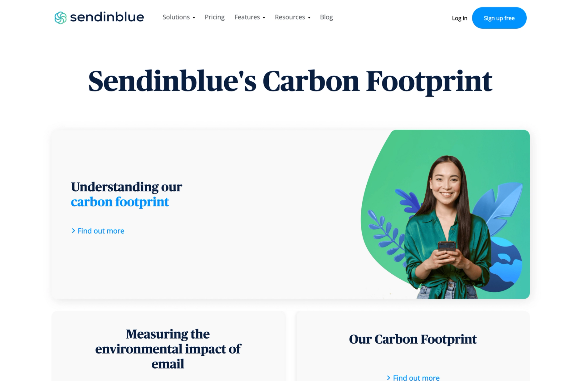 Sendinblue Carbon Footprint