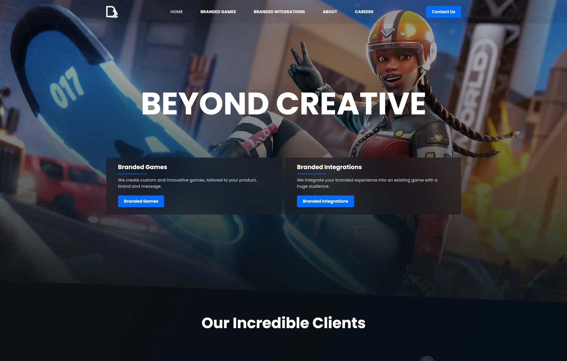 Beyond Creative Homepage