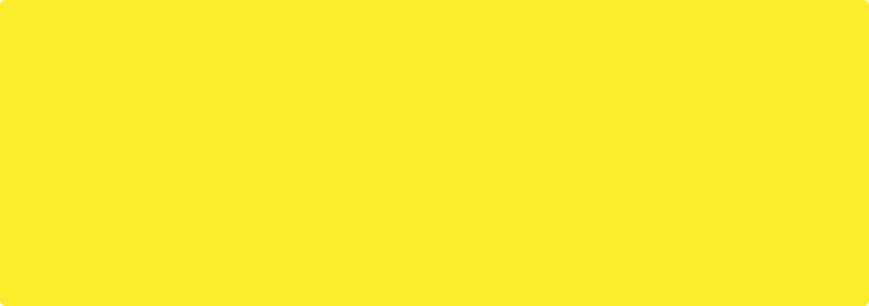 Yellow color HEX #FBED2B