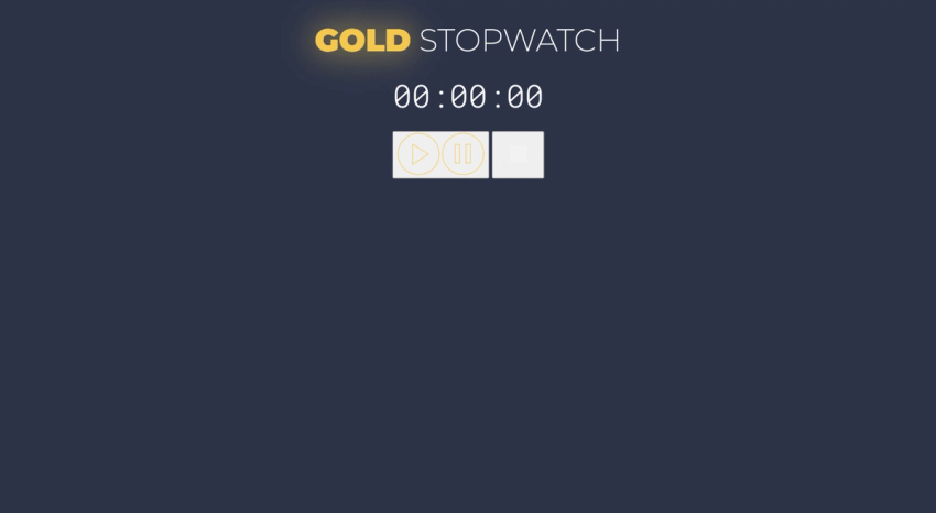 How to Build a Stopwatch with HTML, CSS and JavaScript 1