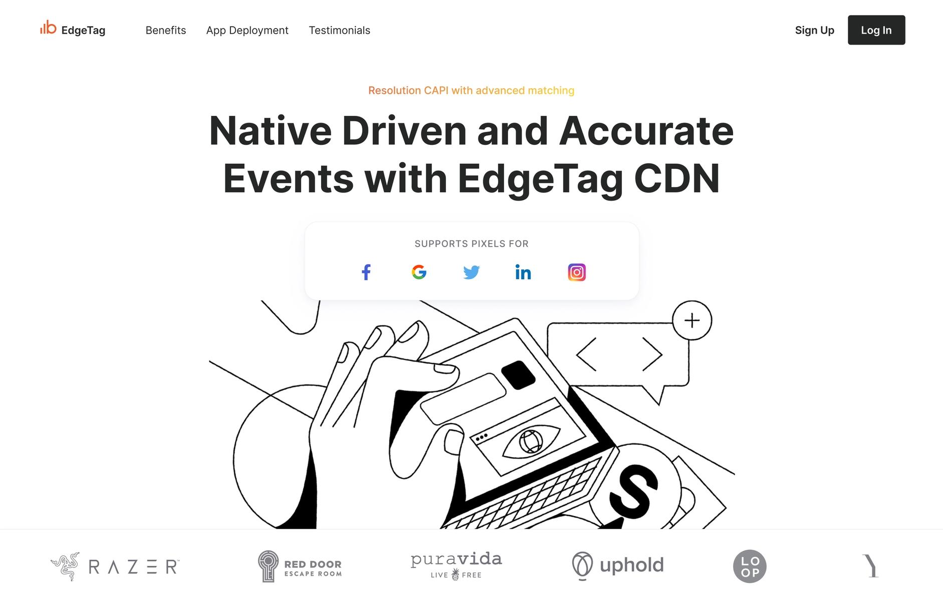EdgeTag homepage