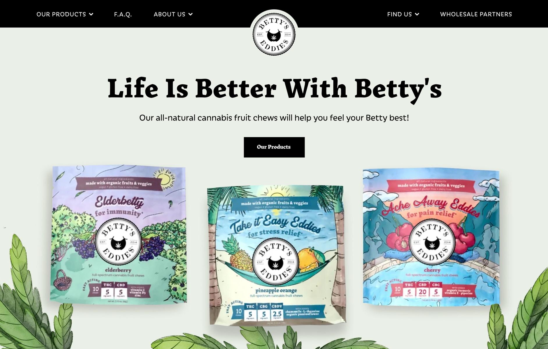 Betty's Eddies Homepage