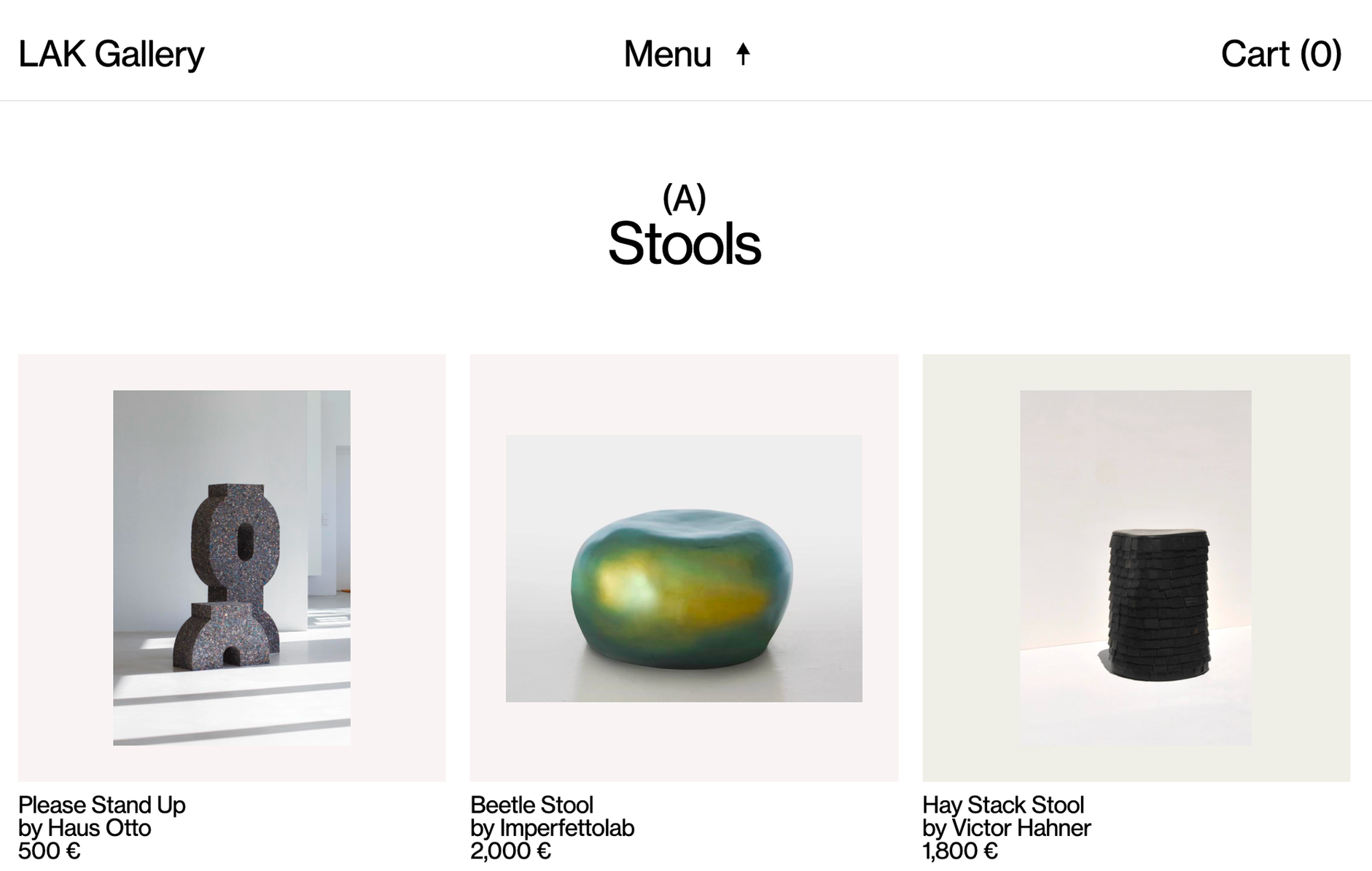 LAK Gallery Homepage