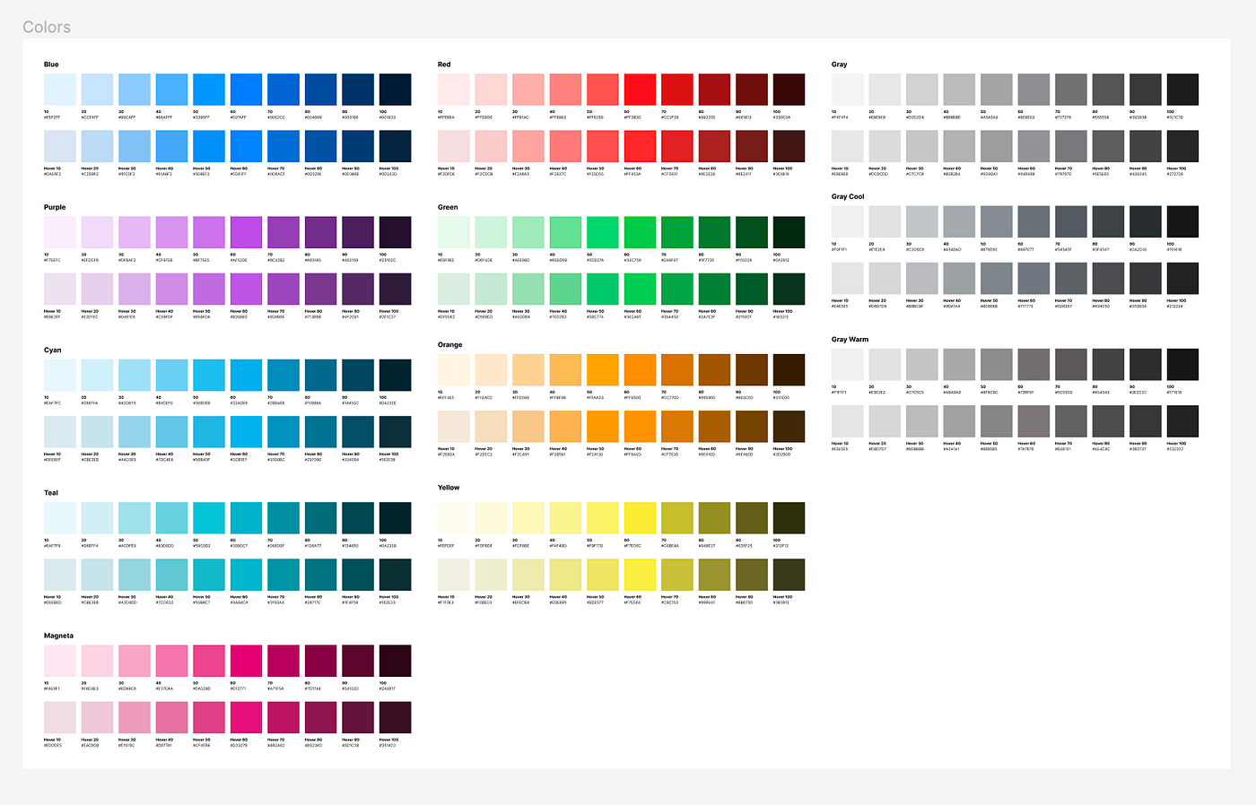 What so many companies' color palettes look like (unfortunately)