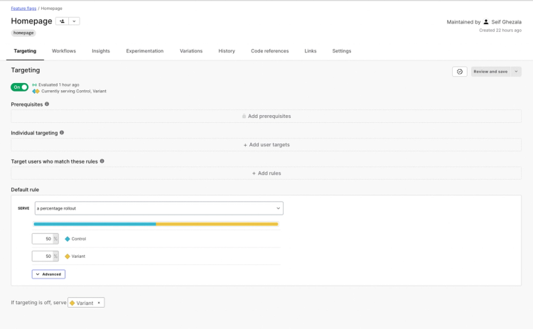 A/B testing with Sanity and LaunchDarkly