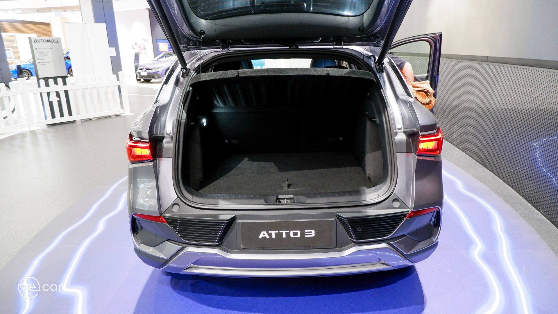 BYD Atto 3 rear seats and boot