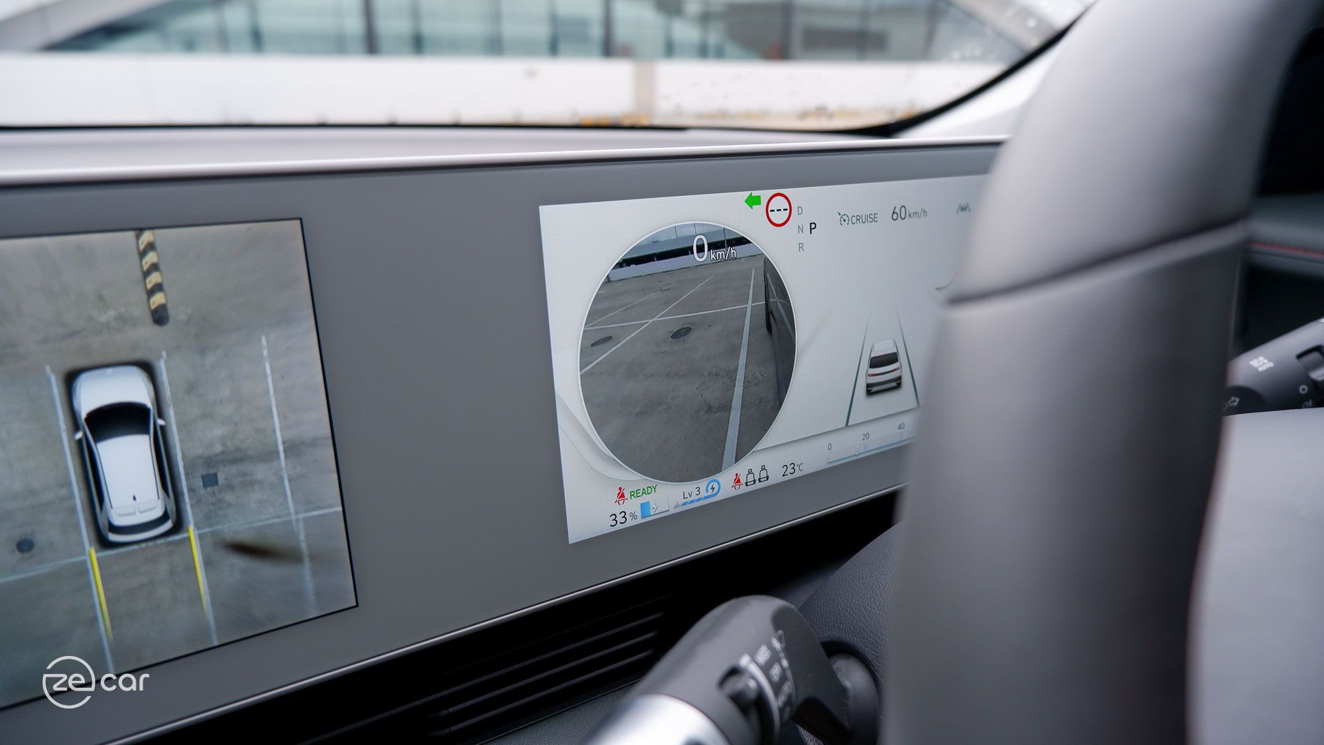 Hyundai Ioniq 5 blind spot safety assists