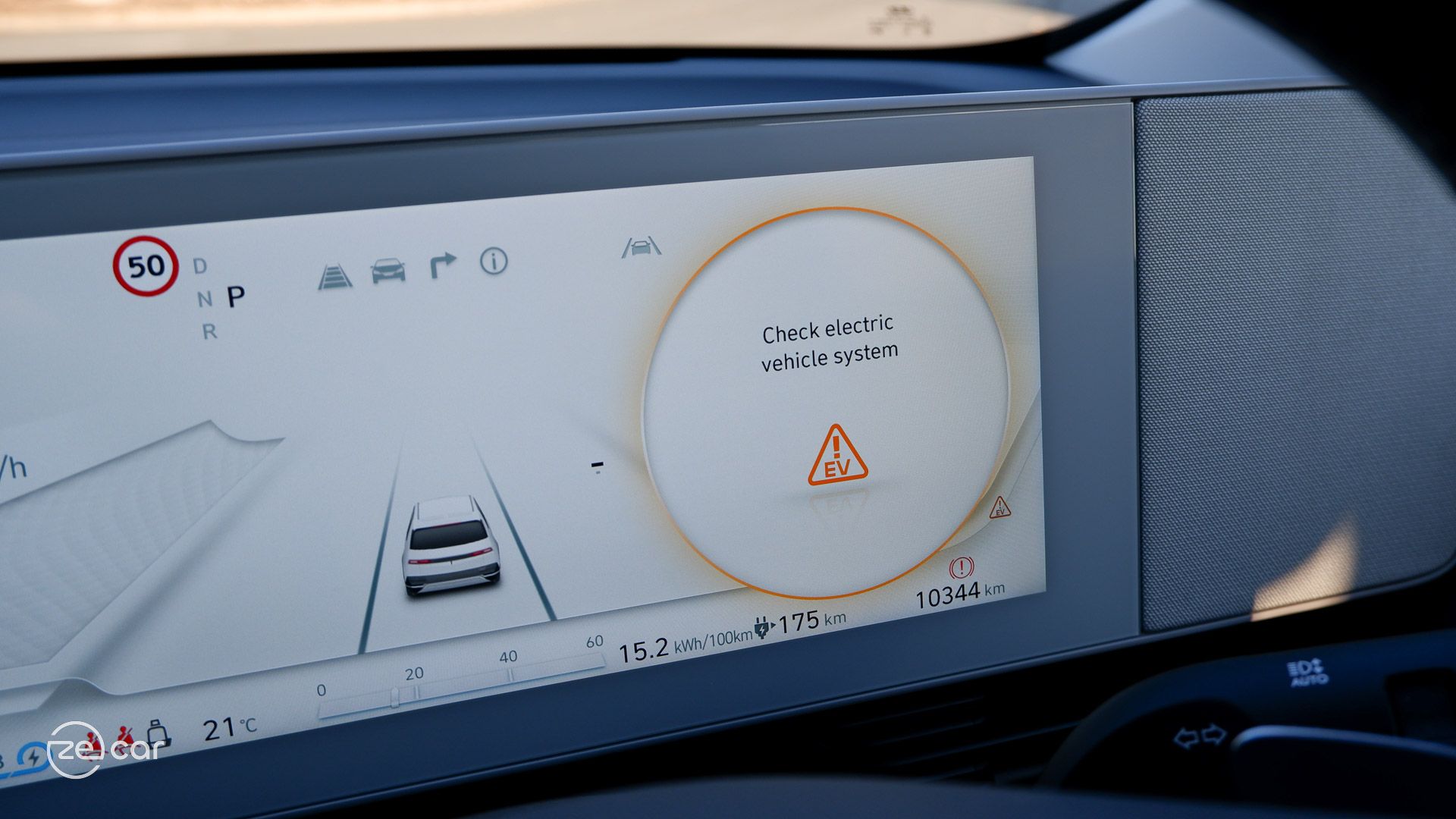 Hyundai Ioniq 5 charger and warning message