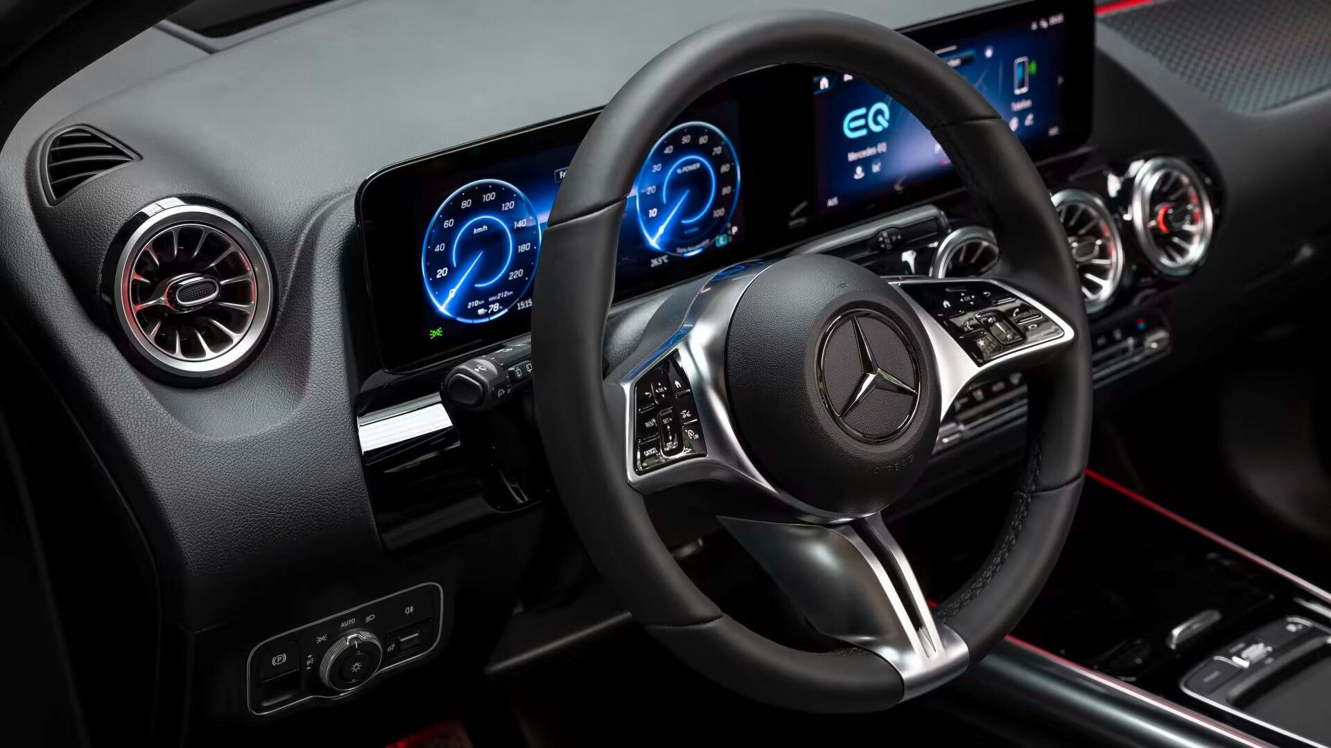 Mercedes-Benz EQA dashboard view