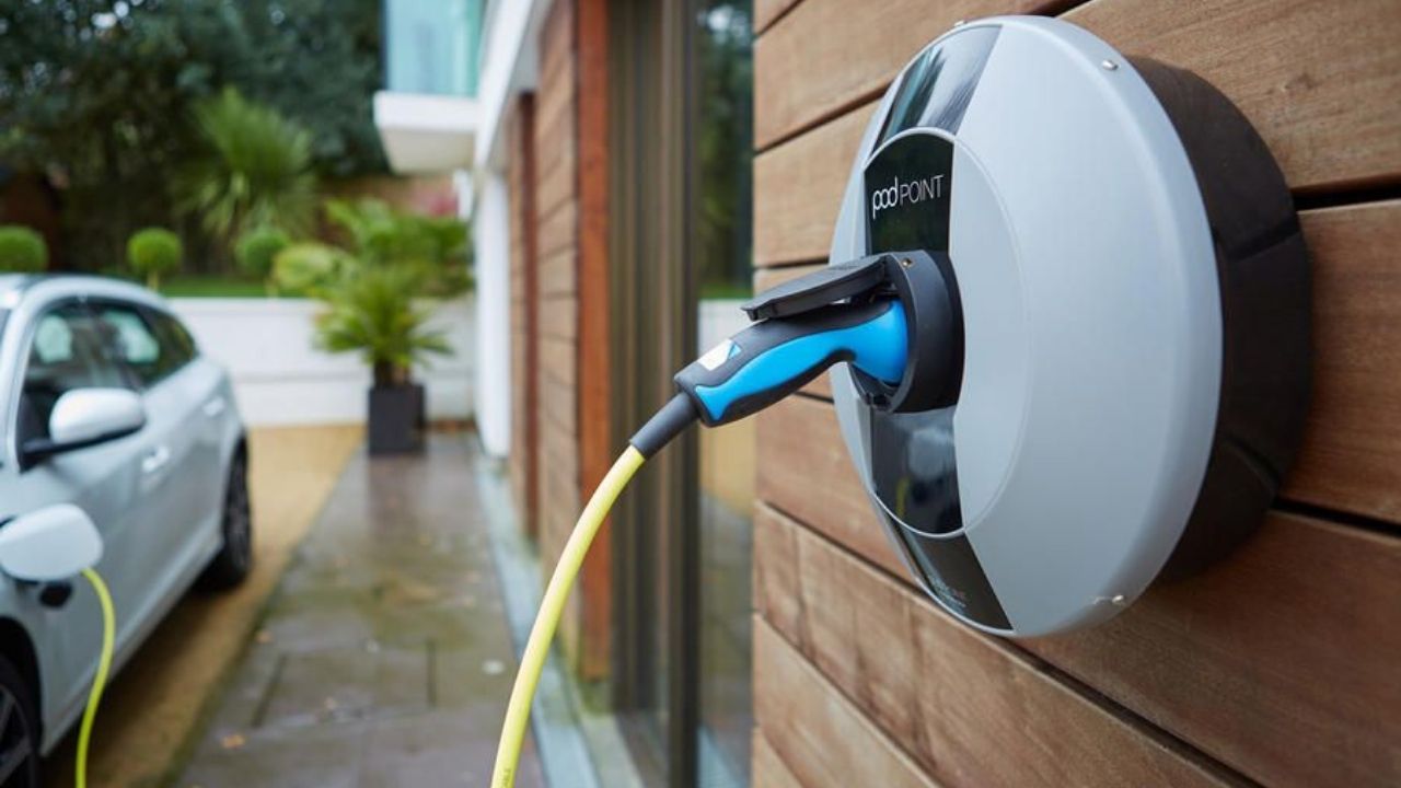 Home wall mounted EV charger